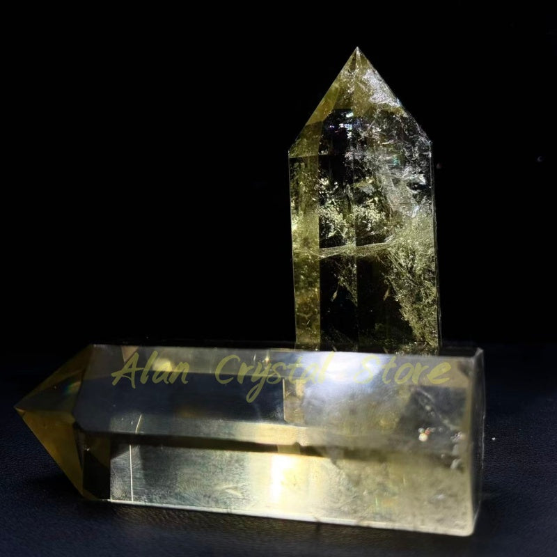 Natural Citrine Obelisk,High Quality Crystal Tower.