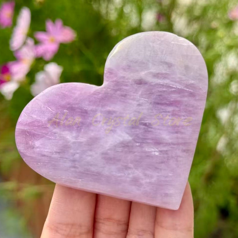 Pink Kunzite Heart