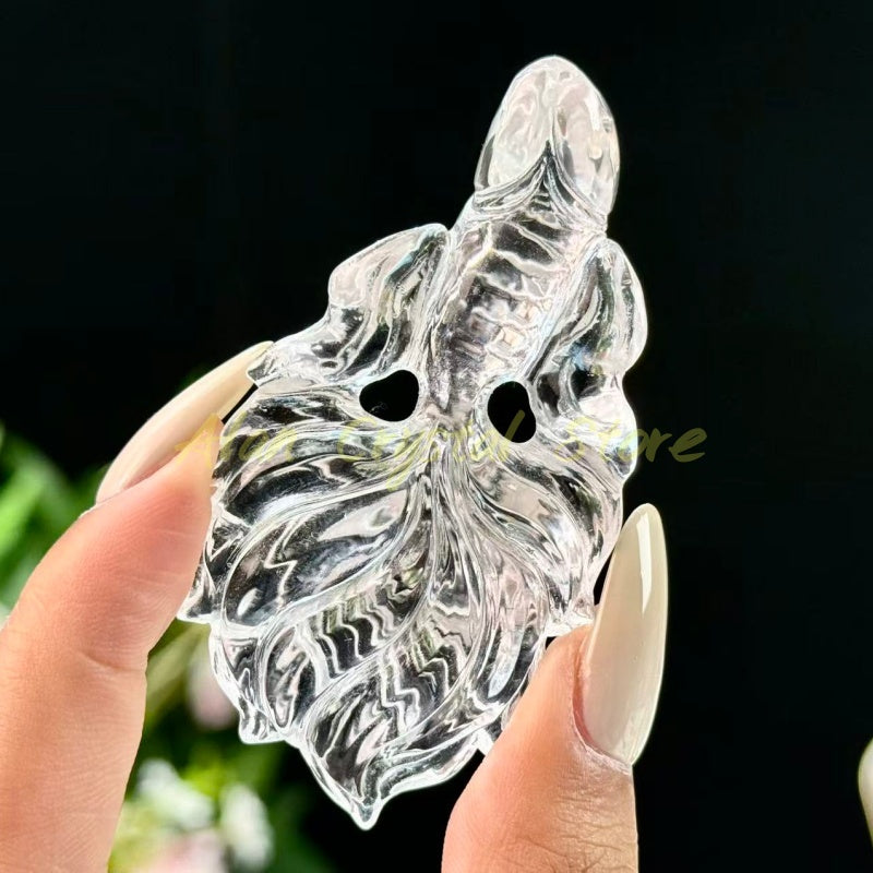 Natural Clear Quartz Koi,High Quality Clear Quartz.