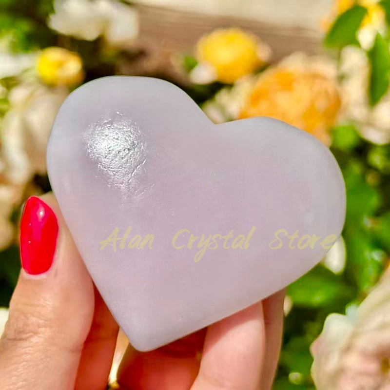 Pink Calcite Heart
