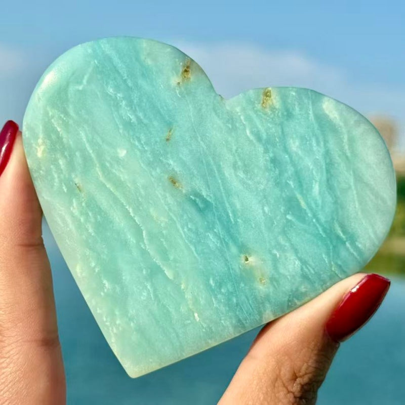 Natural Hemimorphite heart.1PC