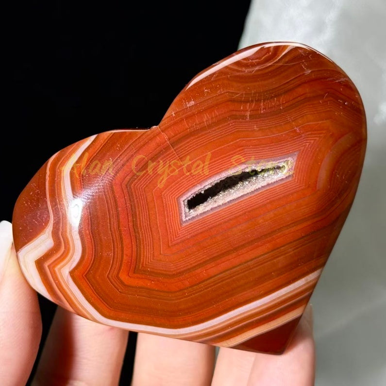 Red Sardonyx Heart