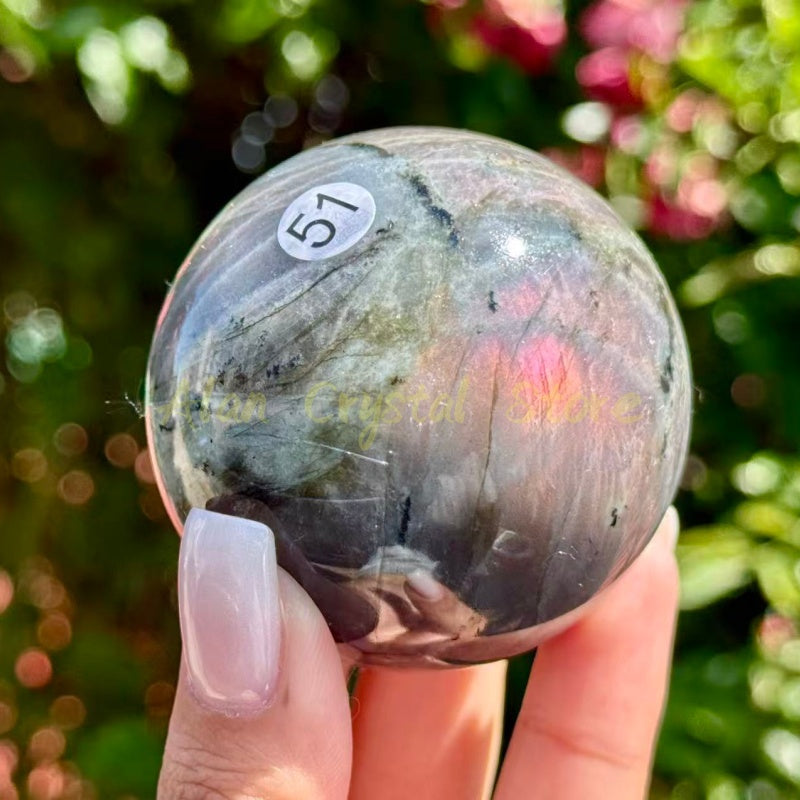 Purple Labradorite Sphere