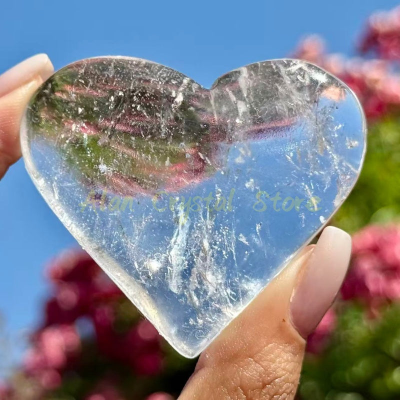 Clear Quartz Heart
