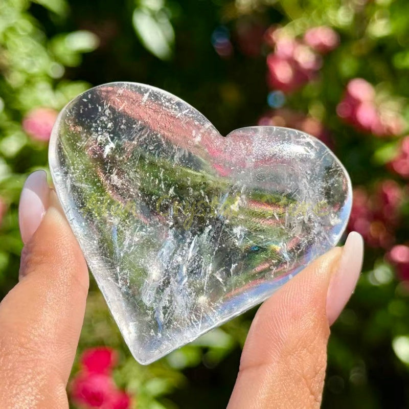 Clear Quartz Heart