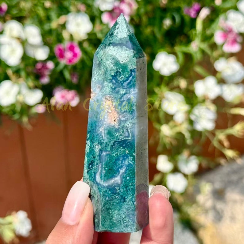 Moss Agate Points