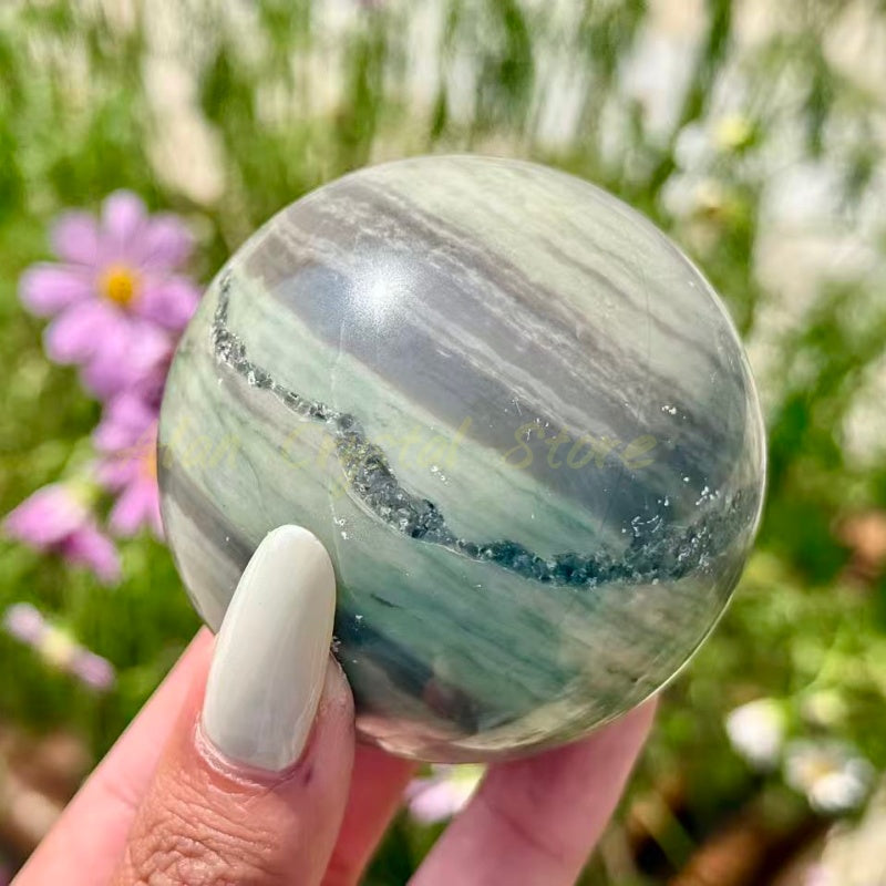 Black Stripe Jasper Sphere