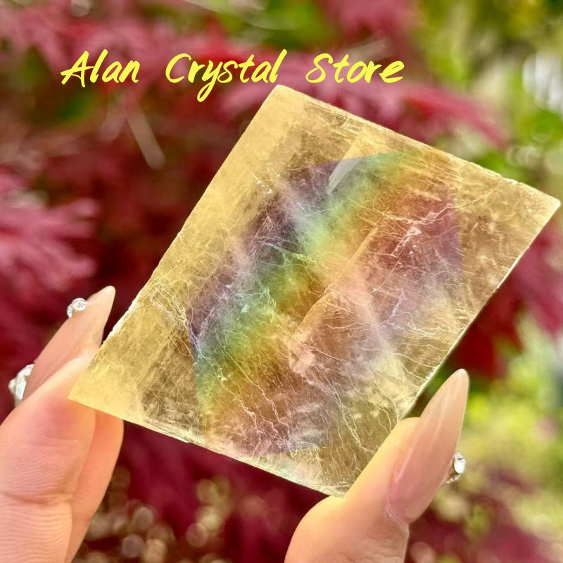 Rainbow Honey Calcite Free Form