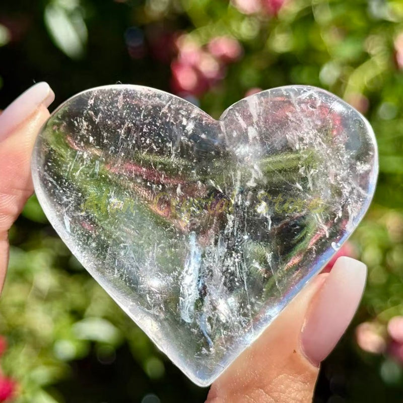 Clear Quartz Heart