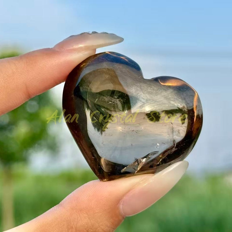 Smoky Quartz Heart