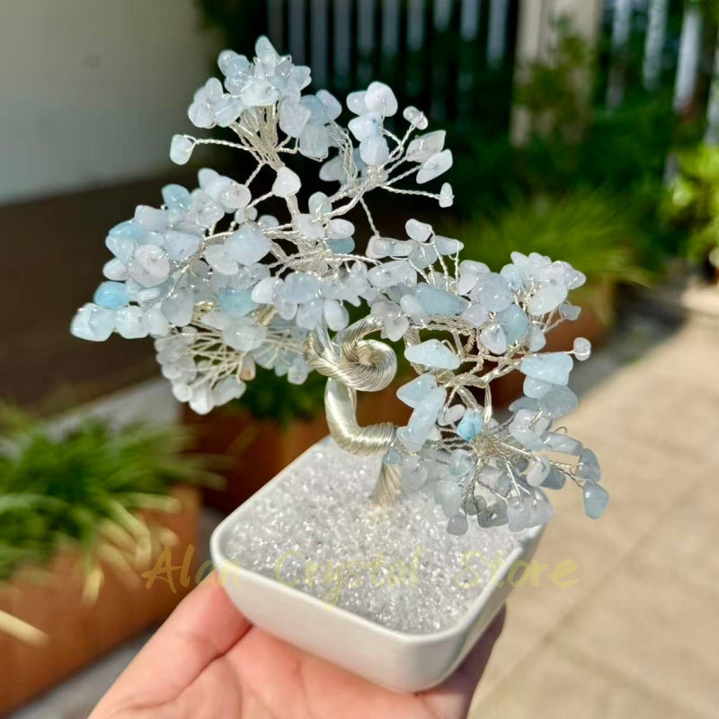 Aquamarine Healing Tree