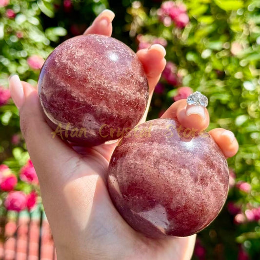 Strawberry Quartz Sphere