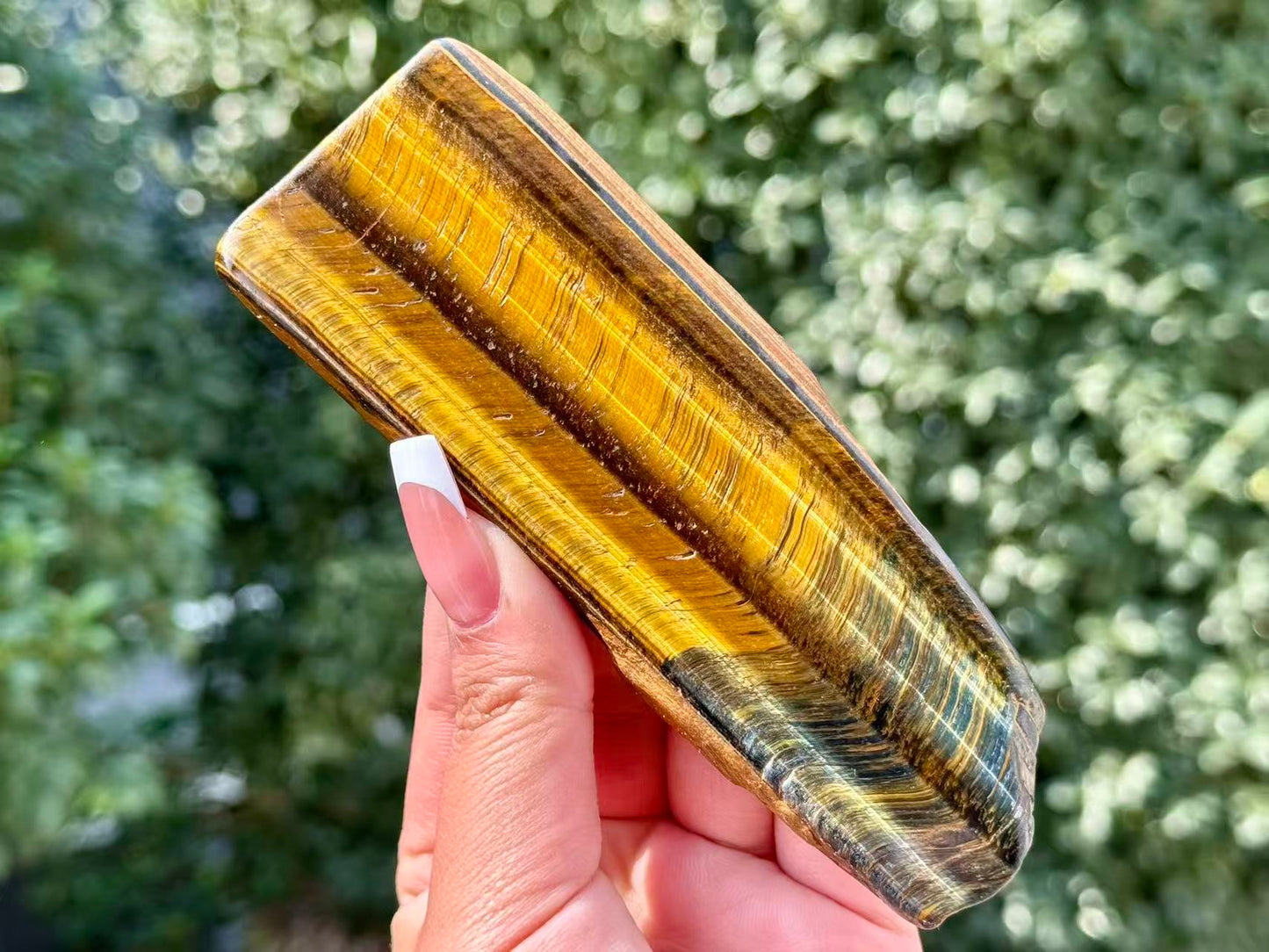Natural Yellow Blue Tiger Eye Stone Slice,High Quality Tiger Eye Stone Slice.