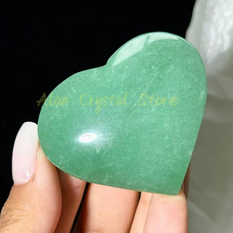 Green Aventurine Heart