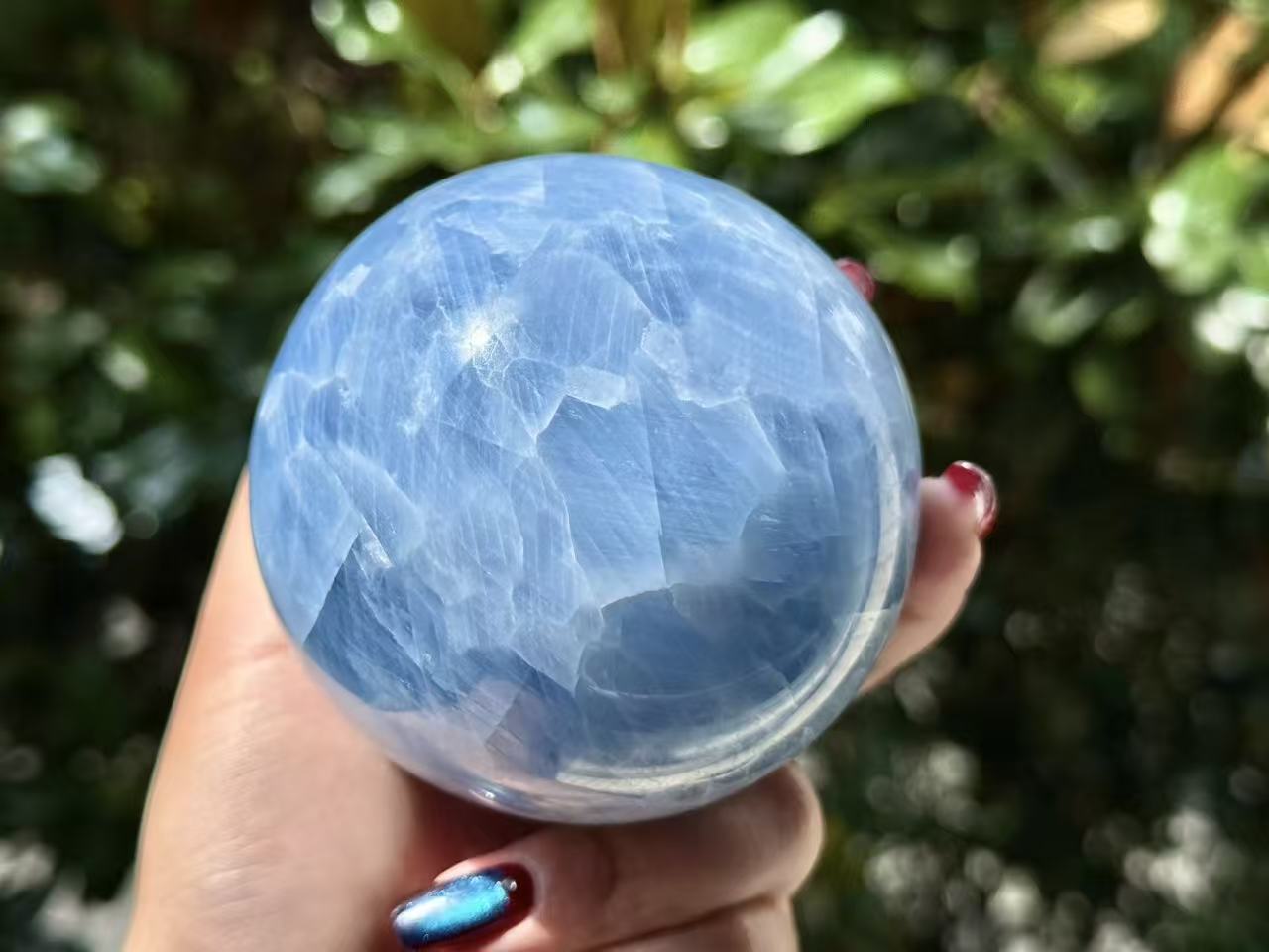 Natural Celestite Sphere,Crystal Quartz Ball.