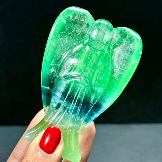 Natural Fluorite Angel.