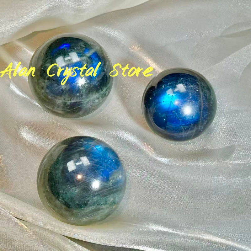 Devil Blue Labradorite Sphere