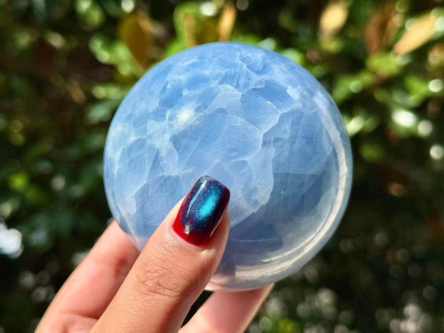 Natural Celestite Sphere,Crystal Quartz Ball.