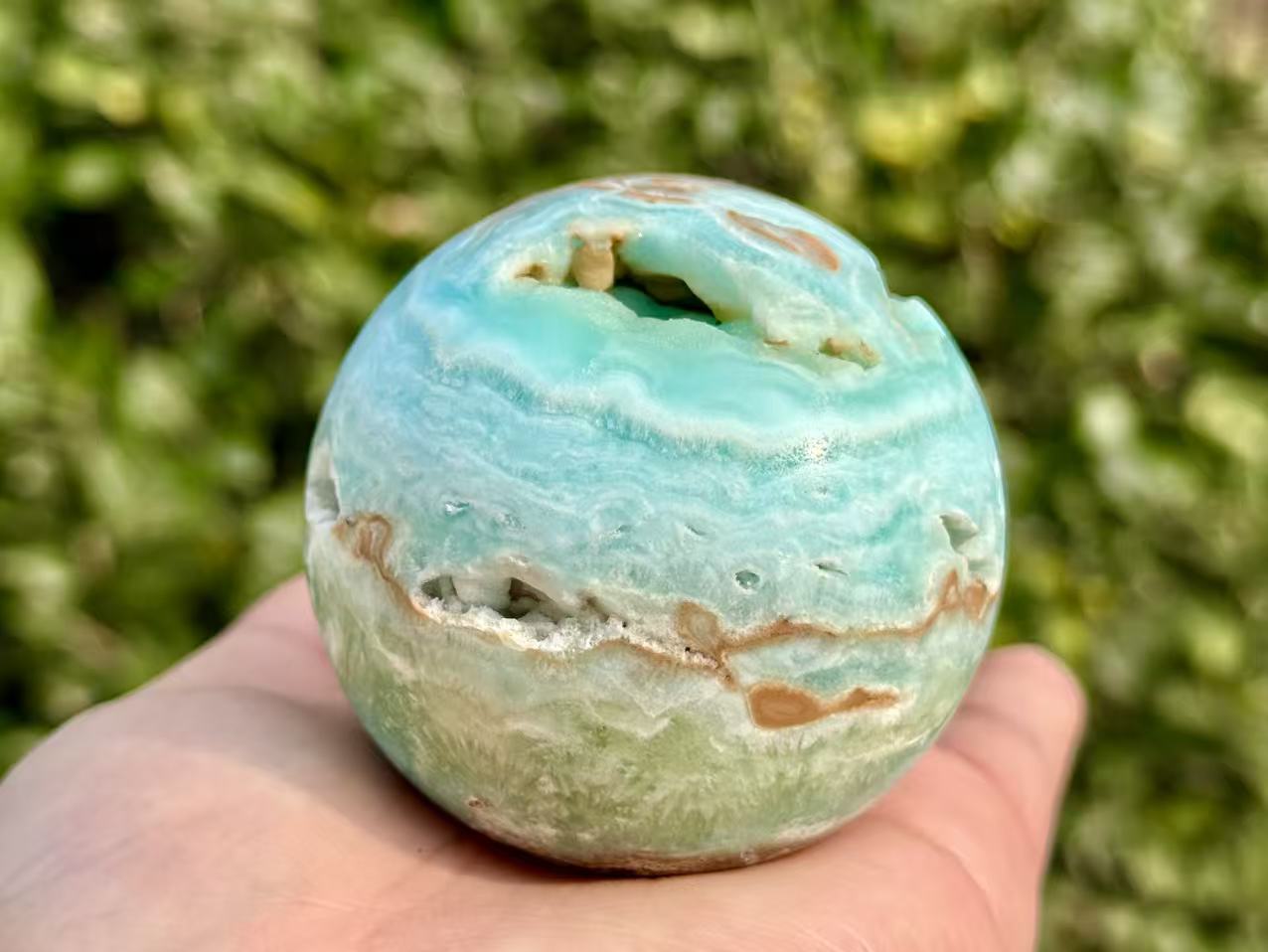 5CM+ Natural Hemimorphite Sphere,Hand Carved Sphere,Quartz Crystal,High Quality Ball,Home Decor,Energy Crystal ball,Crystal Gifts 1PC