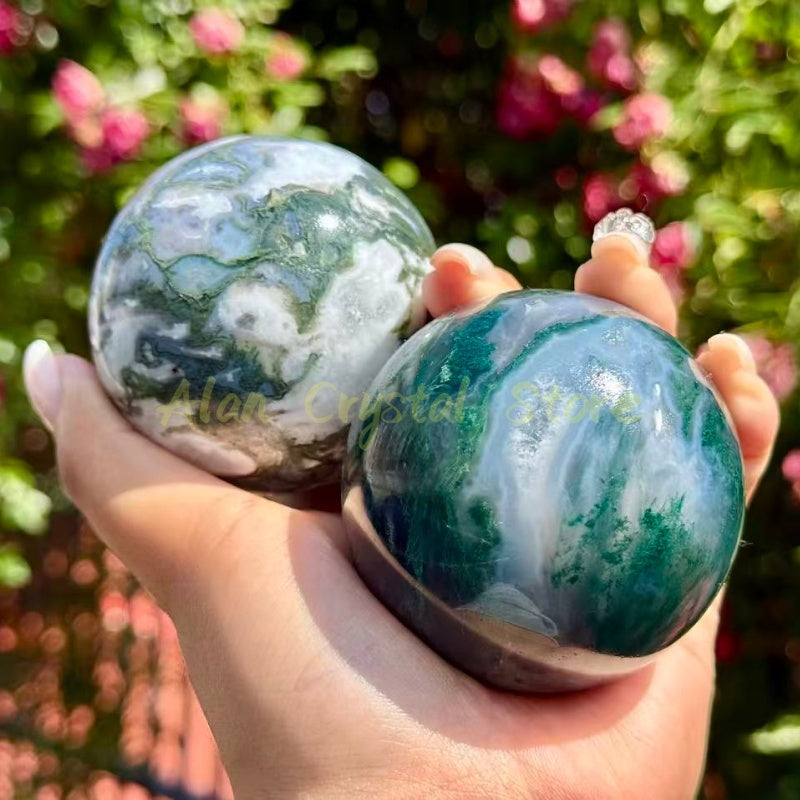 Moss Agate Sphere