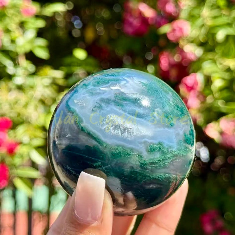 Moss Agate Sphere