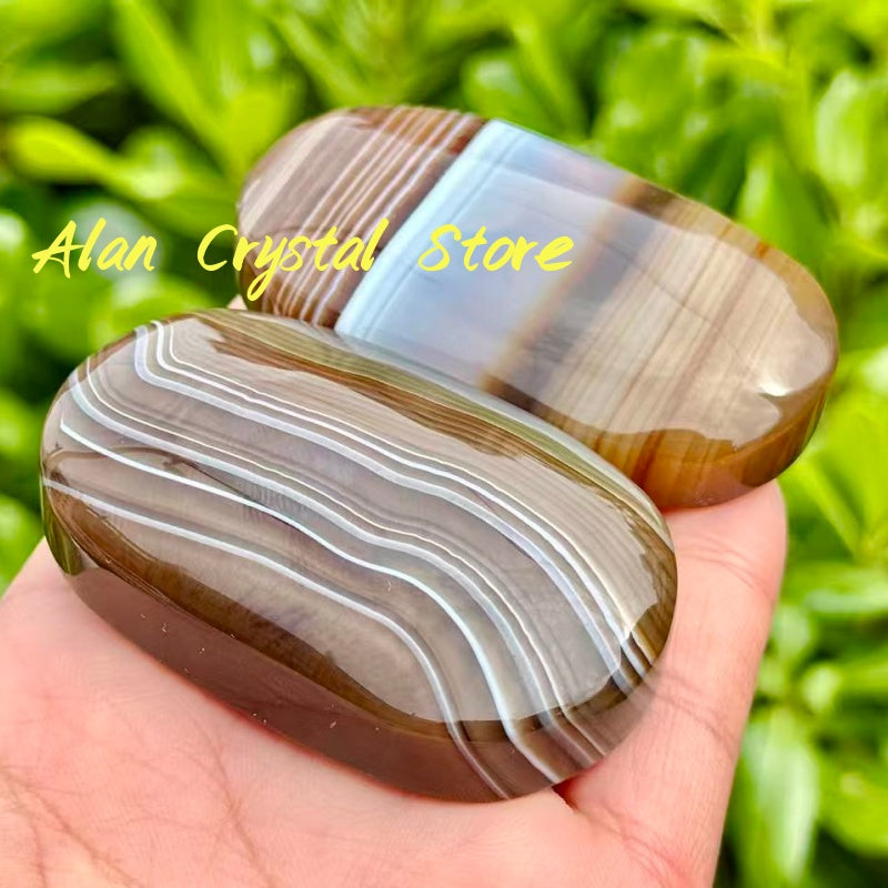 Brown Sardonyx Palm Stone