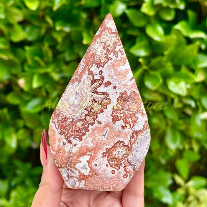 Pink Mexican Agate Torch.