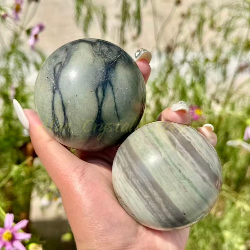 Black Stripe Jasper Sphere