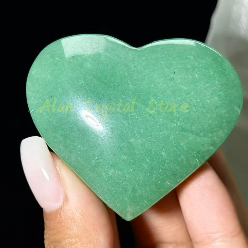 Green Aventurine Heart