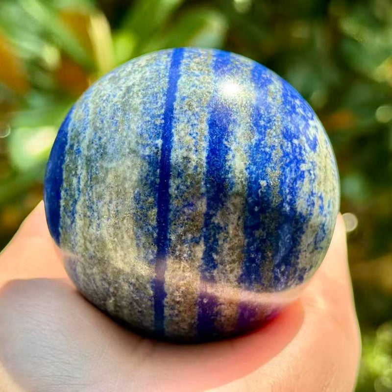 Natural Lapis Lazuli Sphere.