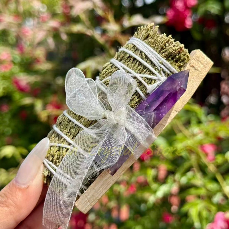 Crystal Pau Santo Sage Energy Sets
