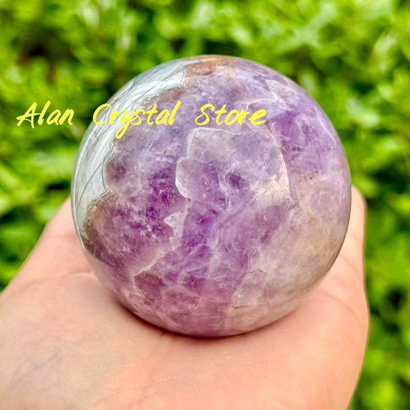 Amethyst Agate Sphere