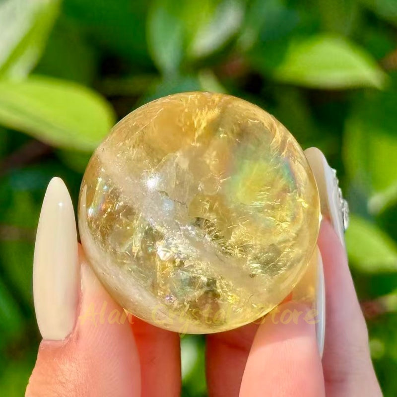 High Quality Citrine Sphere