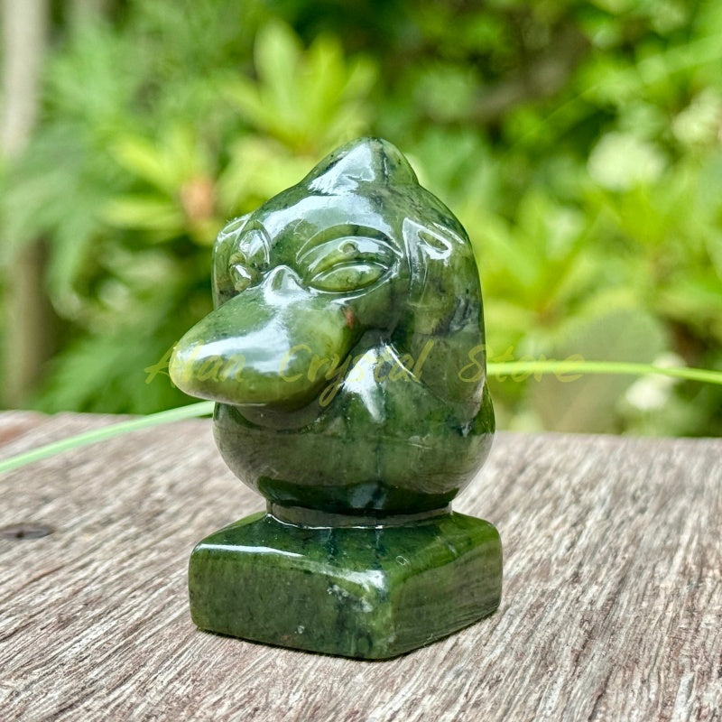 Crystal Quartz Psyduck Carving.1PC