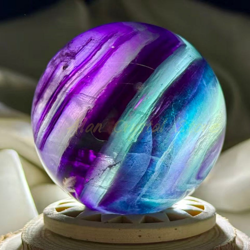 Rainbow Fluorite Sphere
