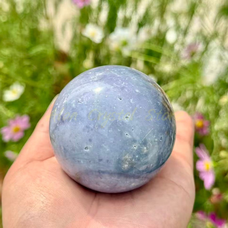 Purple Chalcedony Sphere