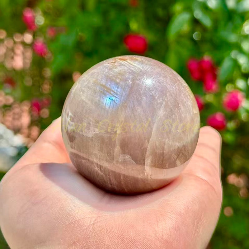 Blue Moon Stone Sphere