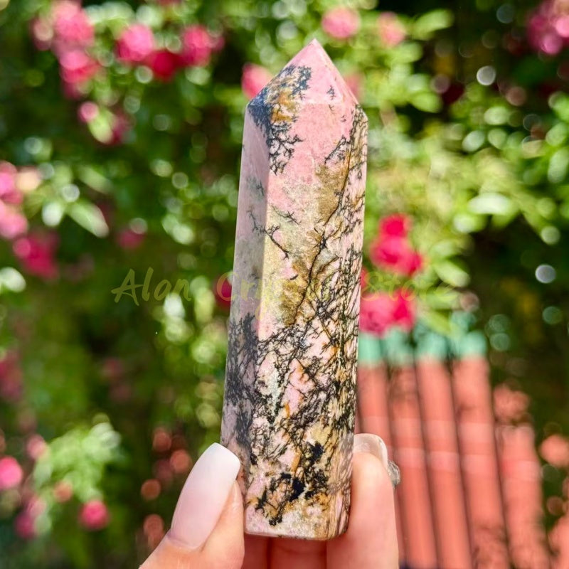 Rhodonite Points