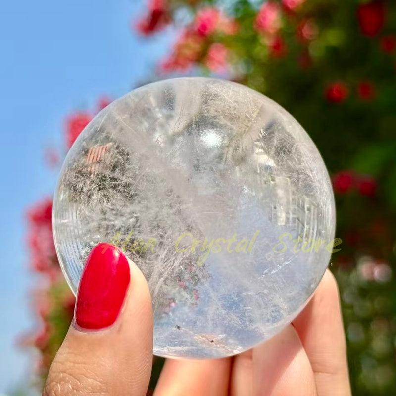 High Quality Clear Quartz Sphere