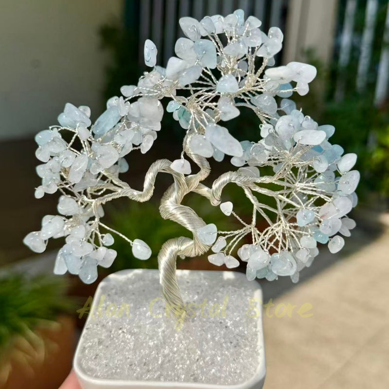 Aquamarine Healing Tree