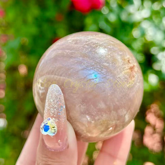 Blue Moon Stone Sphere