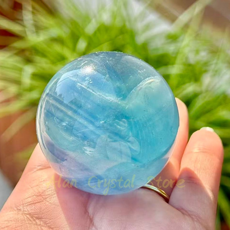 Blue Fluorite Sphere