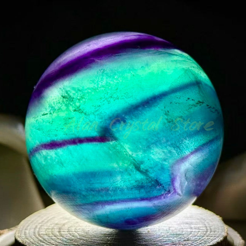Rainbow Fluorite Sphere