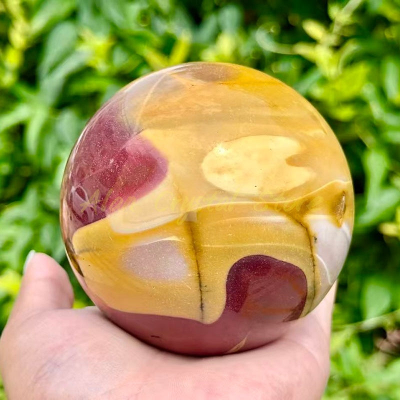 8CM+ Natural Mookite Sphere,large size Crystal Ball.