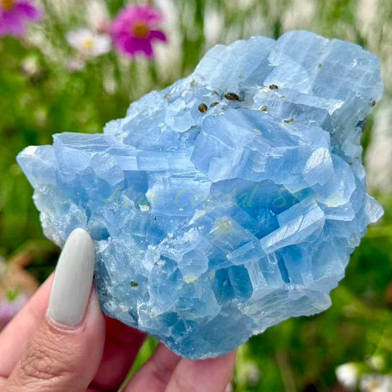 Blue Calcite Rough Specimen