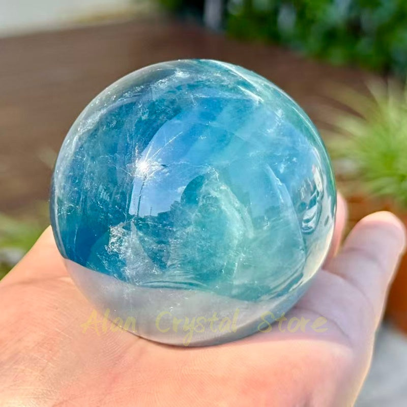 Blue Fluorite Sphere
