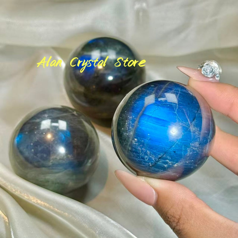 Devil Blue Labradorite Sphere