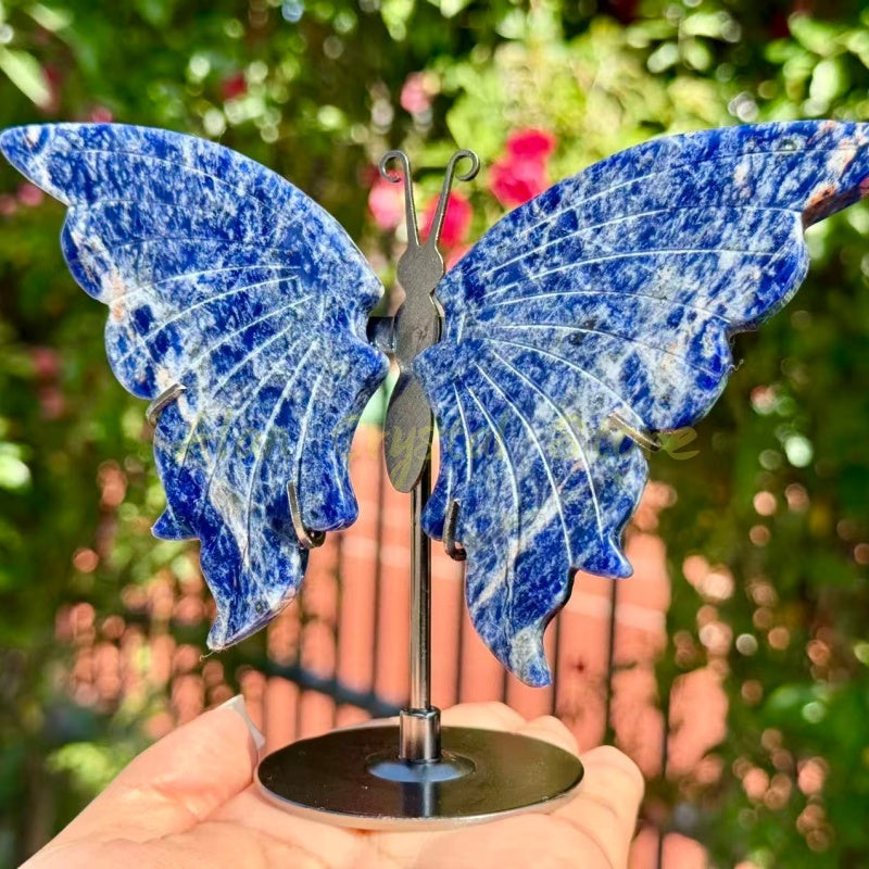 Sodalite Butterfly Wings