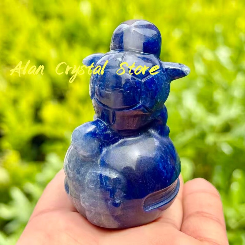 Blue Aventurine Squirtle Carving