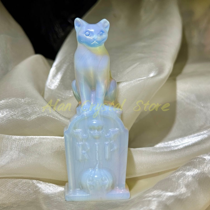 Opalite Coffin Cat 1PC